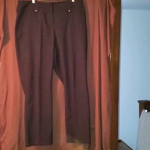 Black Plus size dress pants